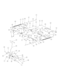 Lift Assembly Diagram and Parts List for M60-KH (53AB5BDX150-27-HP)(2003) Cub Cadet Lawn Tractor
